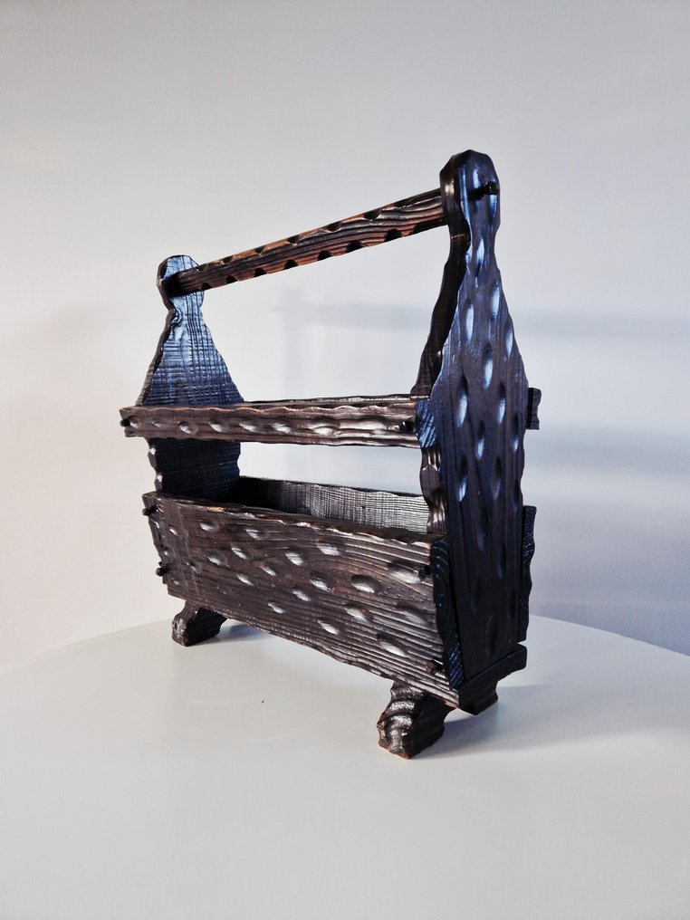 雜誌架 - 木 - 粗犷主义风格 #1.0