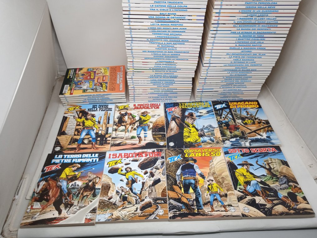 Sequenza completa 100x - Tex fascia 601/700 completa - 100 κόμικς - Πρώτη έκδοση #3.2