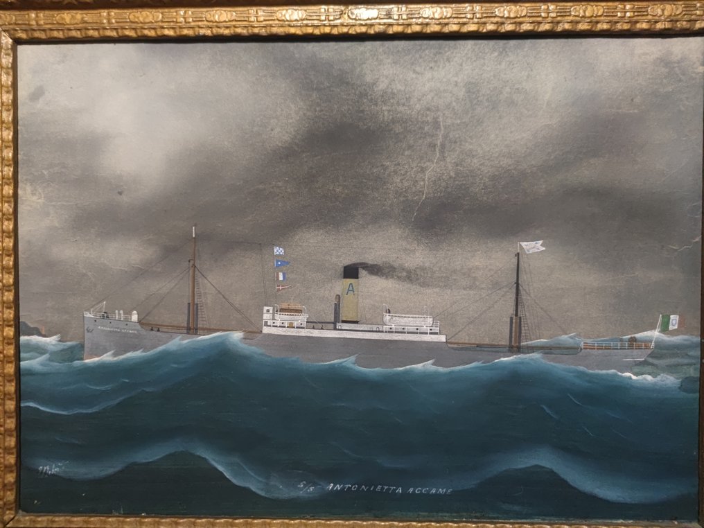 G. Roberto (XIX-XX) - Ritratto di nave #1.0