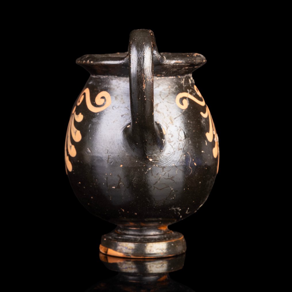 古希臘，邁錫尼 红色人物陶罐  (沒有保留價) #4.3