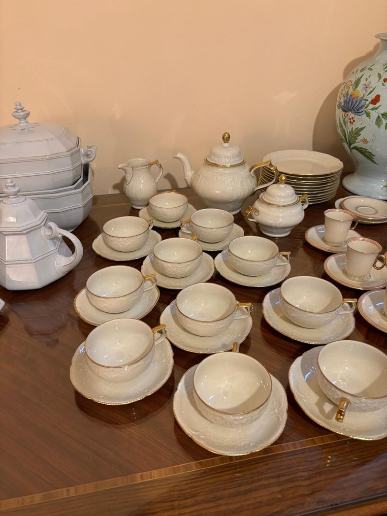Rosenthal - Σερβίτσιο τσαγιού (36) - Sanssouci Gold 24 - Oro 24 Kt - Μη εφυαλωμένη πορσελάνη #2.1