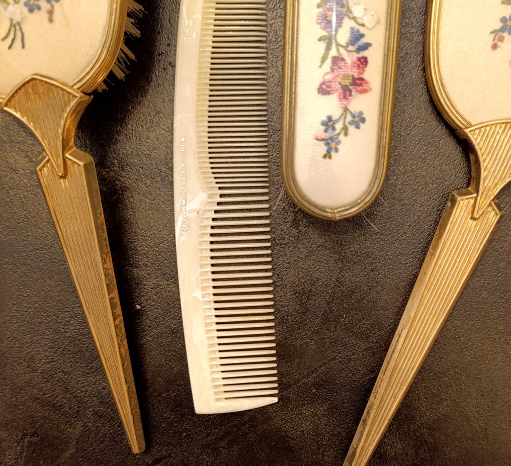 WC-készlet (4) - stile Liberty, Optimus - Sárgaréz, Műanyag #1.0