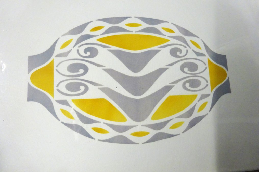 Villeroy & Boch - Villeroy & Boch - 上菜托盤 - Art Deco 珍稀装饰矩形托盘 - 鍍銀, 瓷器 #1.0