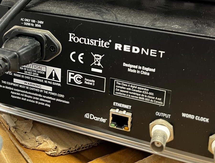 Focusrite - RedNet 3 Ljudsignalomvandlare #4.3