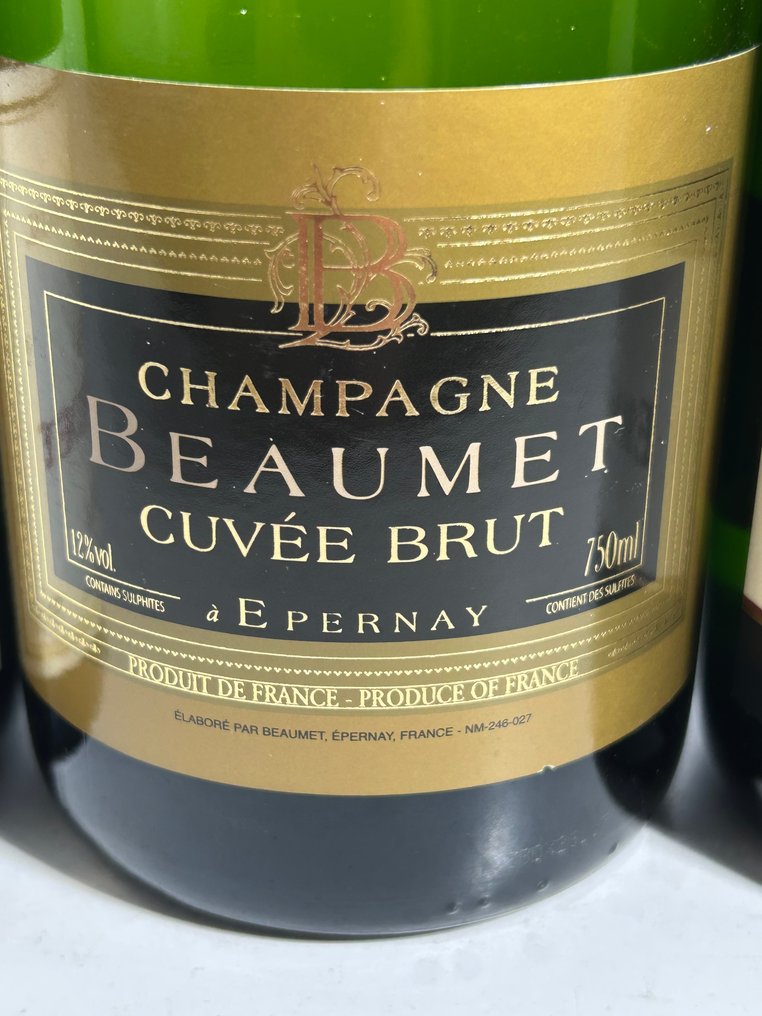 Champagne Ernest Rapeneau 'Brut' - Beaumet 'Cuvée Brut'  - Georges Gardet 'Brut Spécial' - Veuve - Champagne - 4 Pullot (0.7 L) #3.2