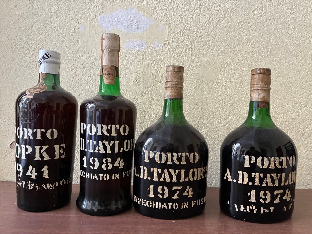 1941 Kopke, 1974 Taylor's (x2), 1984 Taylor's Porto - Colheita Port - Porto - 4 Bottles (0.75L) #2.1