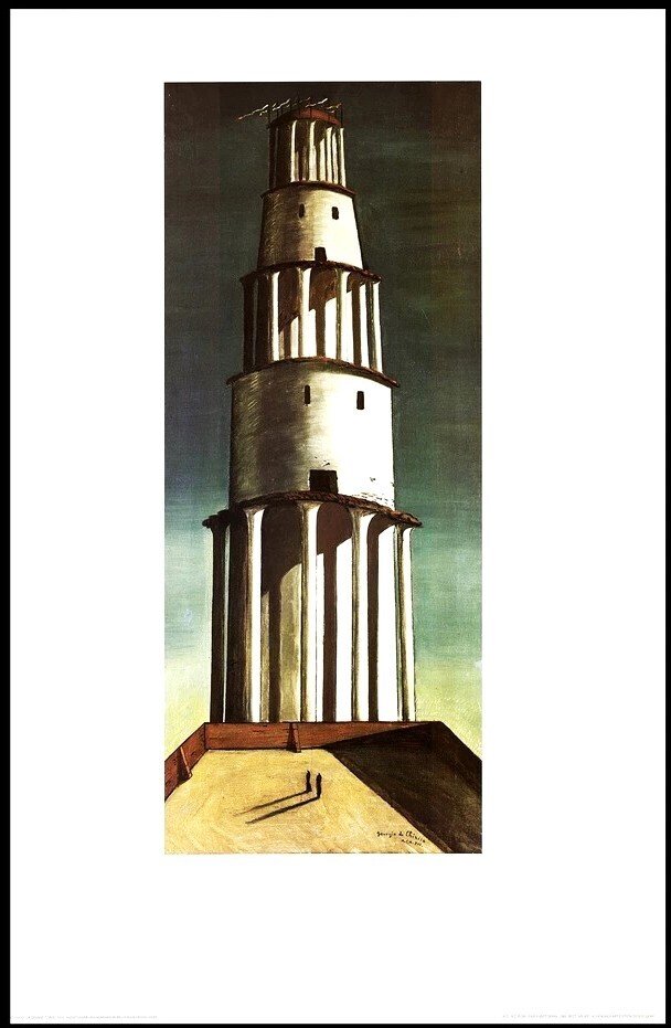 Giorgio De Chirico (1888-1978) - LA GRANDE TORRE - Achenbach #1.0