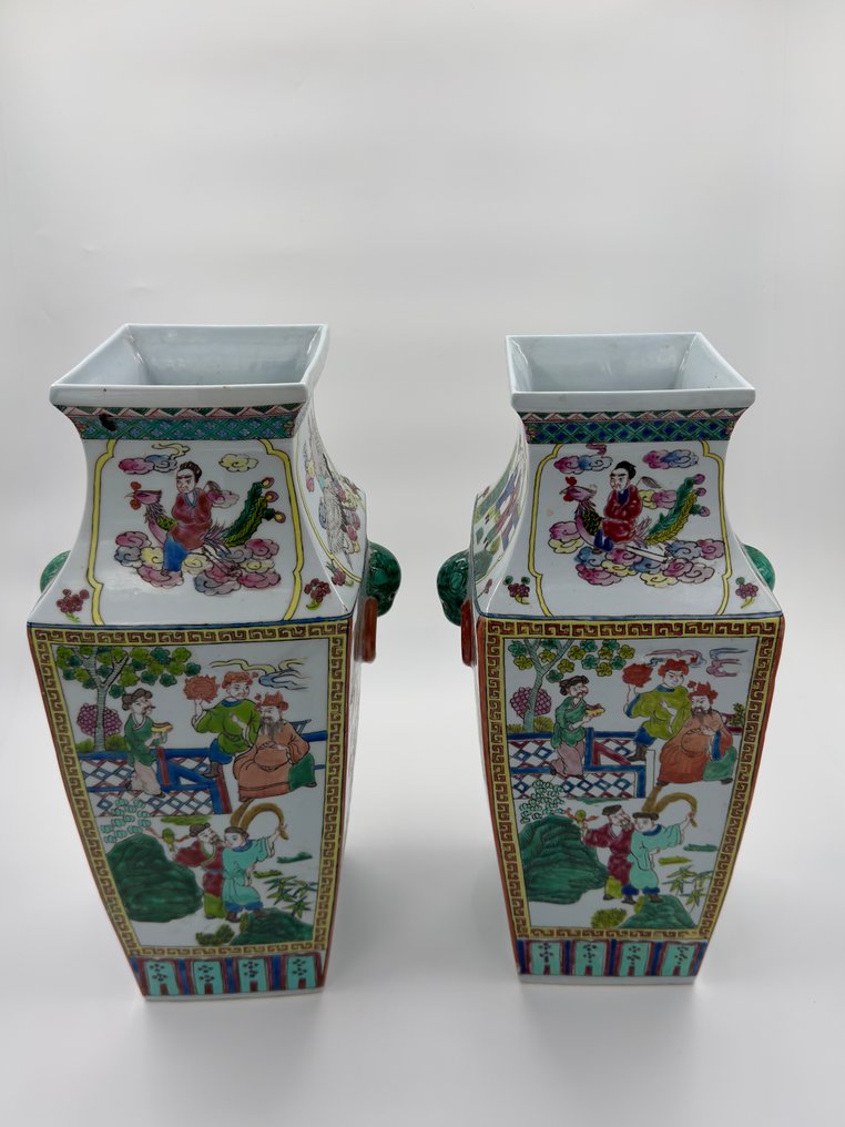 Vaas - Porselein, Emaille - China (Zonder minimumprijs) #1.0