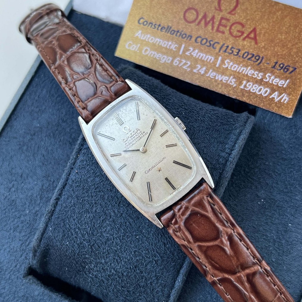 Omega - Constellation Automatic - COSC (153-029 Linen-Dial) Cal. 672 24 Jewels - 男士 - 1968 #1.0