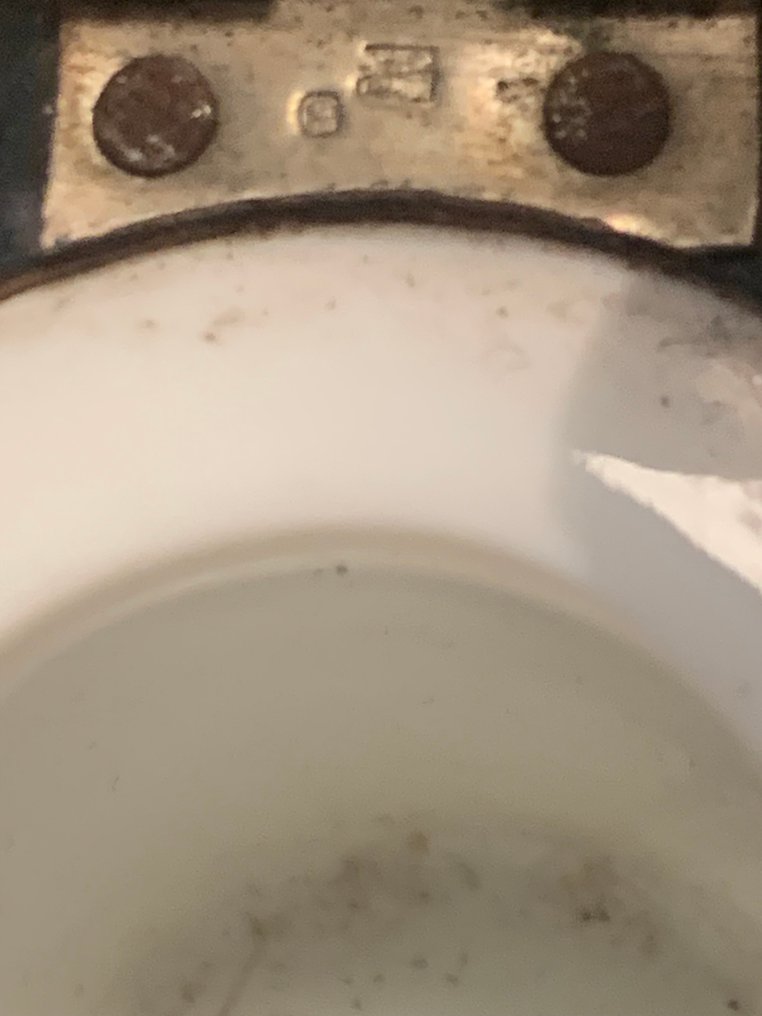 Unknown - Set da scrivania (2) - Legno, Porcellana, Osso #4.3