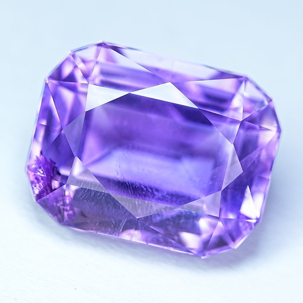 沒有保留價 紫色 紫水晶 - 25.44 ct - 國際有色寶石協會 (ICA GemLab) #1.0