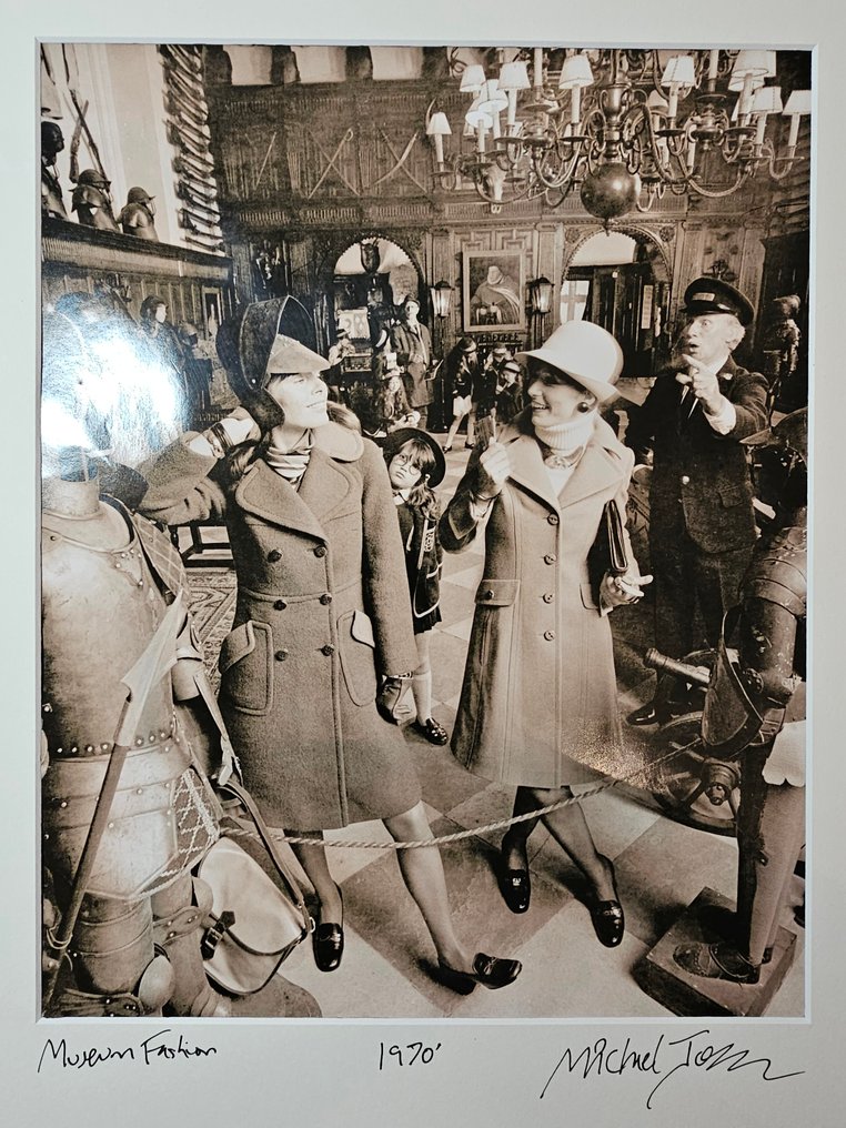 Michael Joseph (1941-) - Museum fashion - Unique authentic darkroom test print #2.1