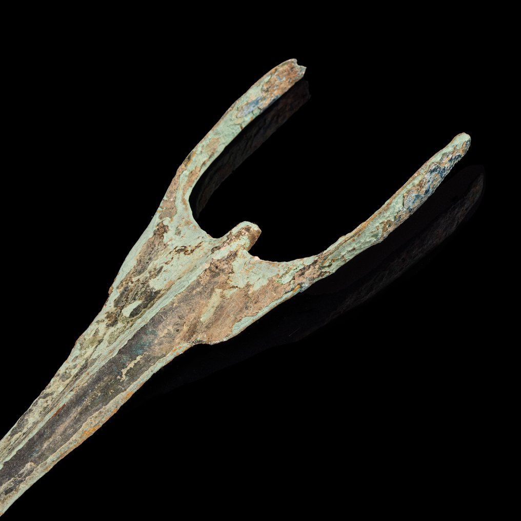 早期希腊时代 青铜矛头——古代战士的武器！  (沒有保留價) #2.1