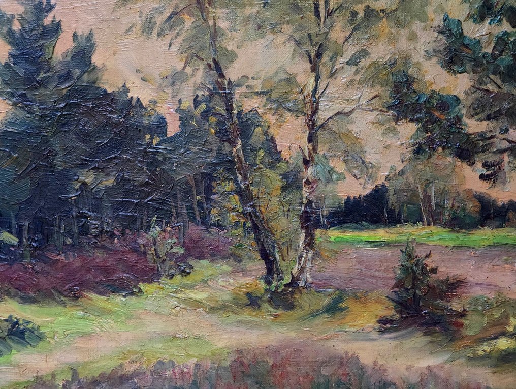 Paul R. de San Stefano (XX) - Clairière au crépuscule #4.3