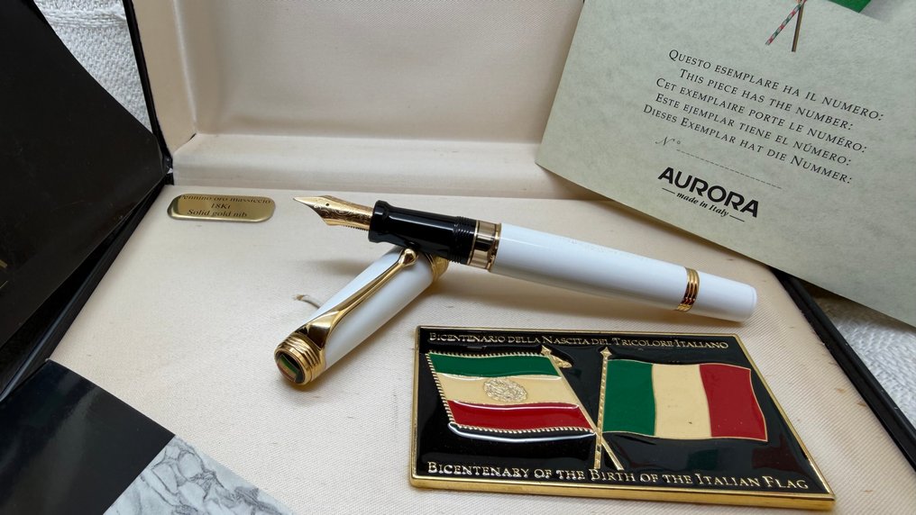 Aurora - Optima Bicentenario Tricolore Italiano - Füllfederhalter #1.0
