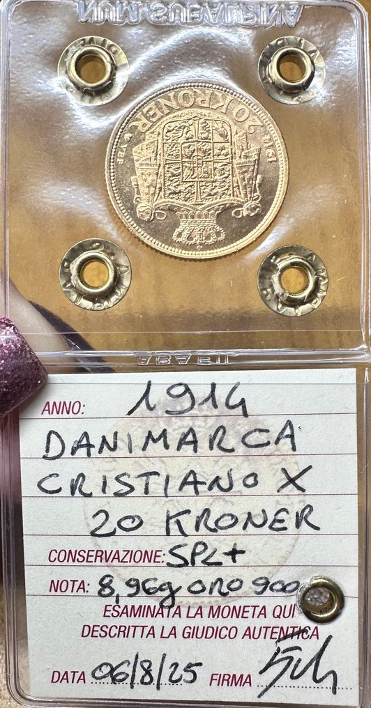 Denmark. Cristian X. 20 Kroner 1914 #2.1