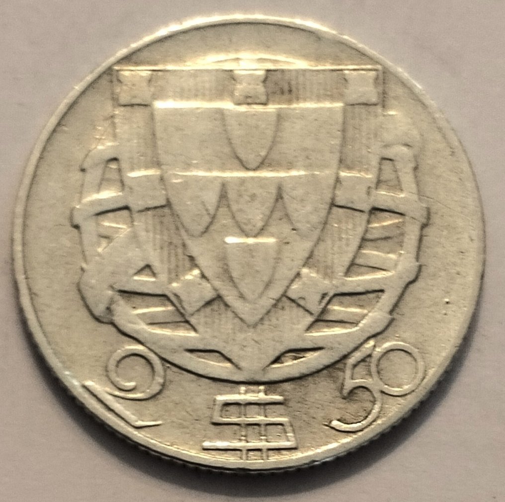 Portugal. Republic. 2,5 Escudos -1937 - Rara  (No Reserve Price) #4.3