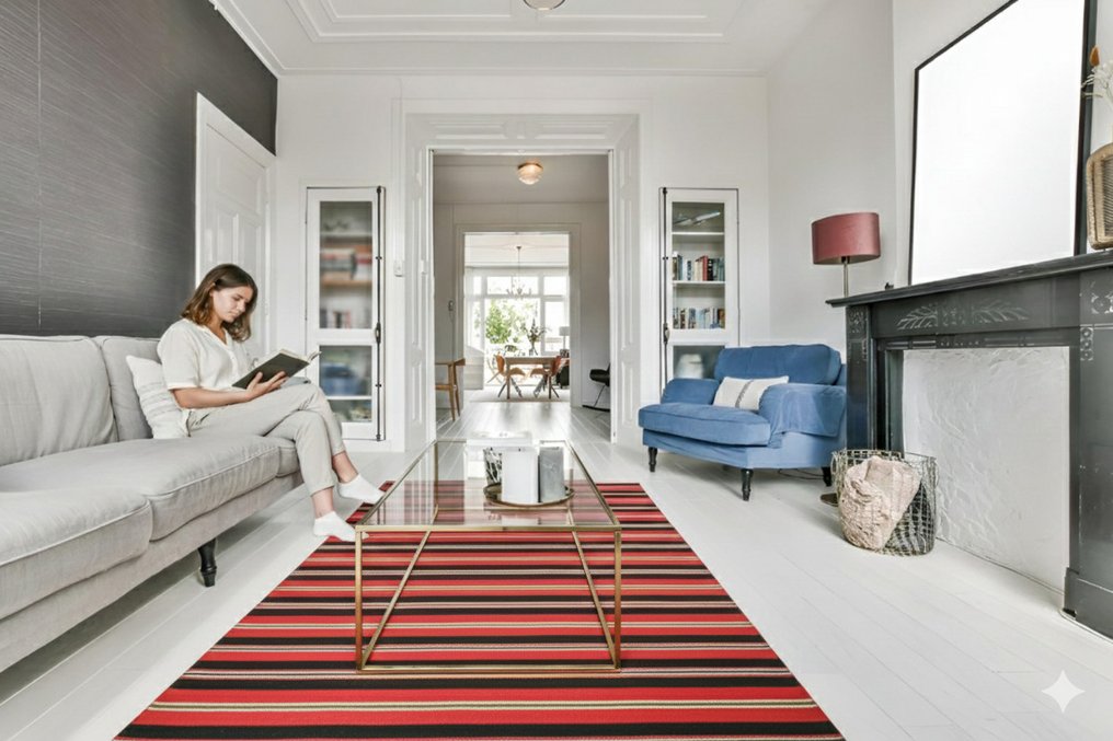 ριγέ κιλίμι - Χαλί - 240 cm - 170 cm - αχρησιμοποίητη κατάσταση #1.0