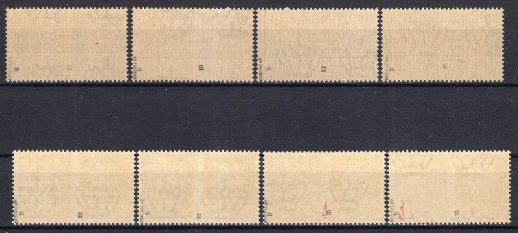 德意志帝国-占领扎拉 1943 - Typenpaare **/MNH 已检验 - Michel 35/36 1-4 #1.0