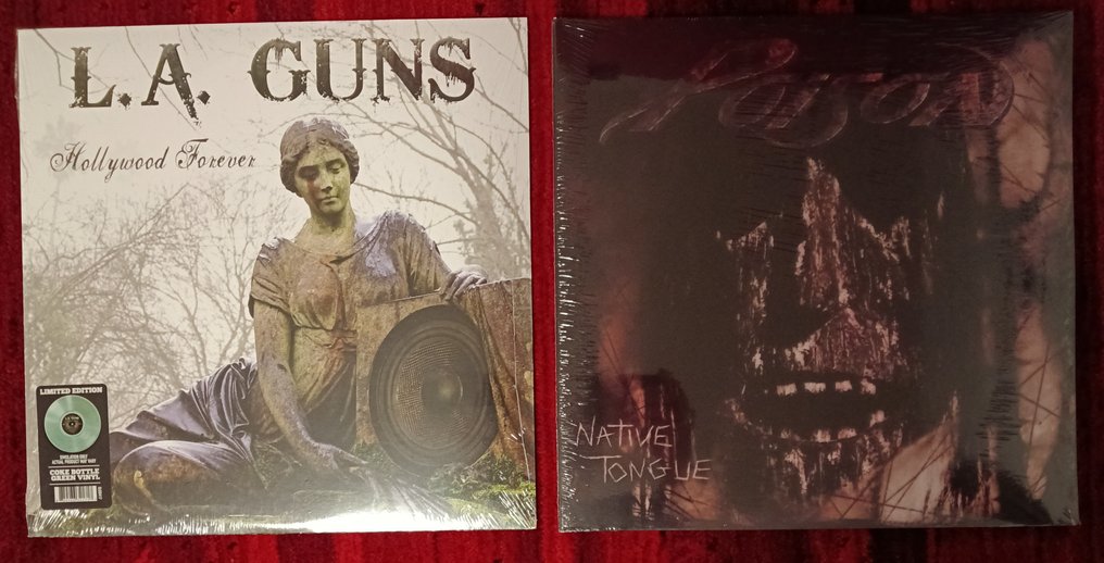 Poison / L.A. Guns - Native Tongue / Hollywood Forever - Différents titres - Albums LP (plusieurs articles) - Vinyle de couleur, Réédition, Édition Limitée - 2022 #1.0