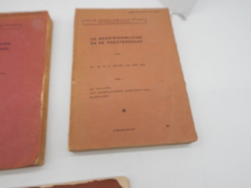 Denier van der Gon - vrijmetselarij De Meesterinwijding en de meestergraad 3 delen - 1913-1926 #2.1