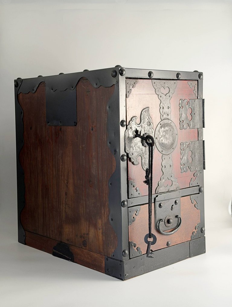 Dulap - Lemn, Fier - Japonia - Dulap de depozitare robust inspirat de nave #1.0