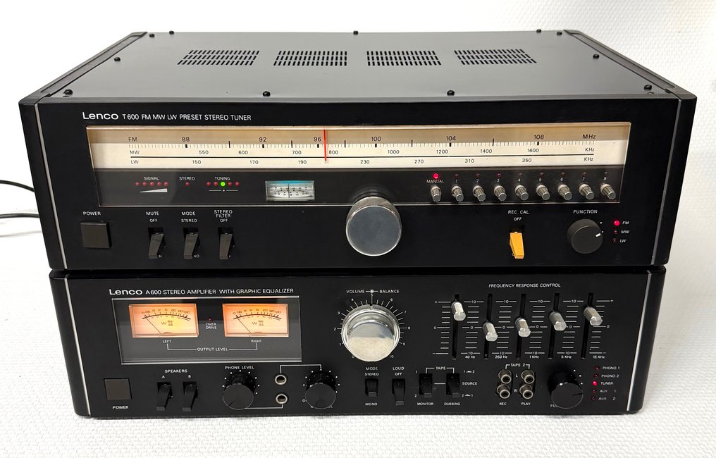 Lenco - A600 + T600 Solid state integrated amplifier #1.0
