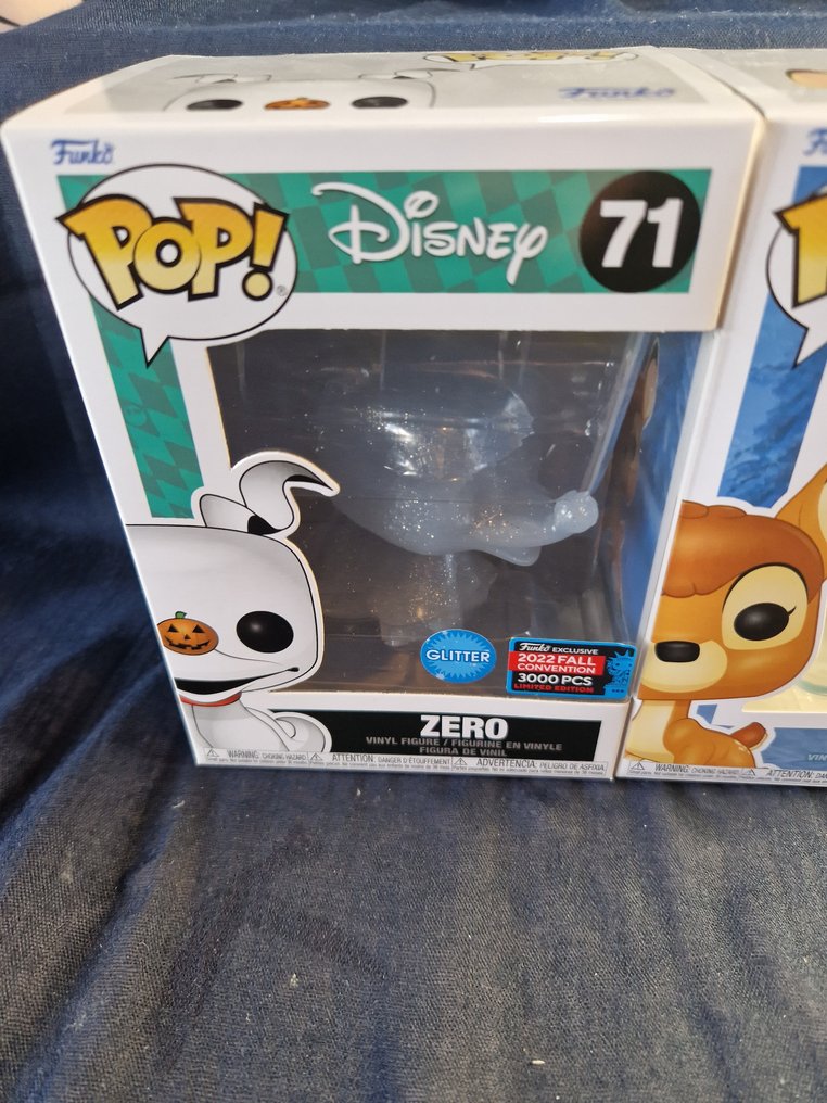Funko - Funko Pop Funko Pop Disney Exclusive Bundle - Lot 2 figurines Zero & Bambi Limited Edition 3 000 Pcs - Near - 2020+ - U.S. #1.0