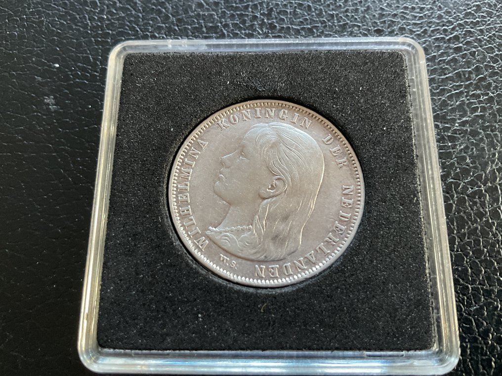 荷兰. 威廉敏娜. 1 Gulden 1892  (没有保留价) #2.1