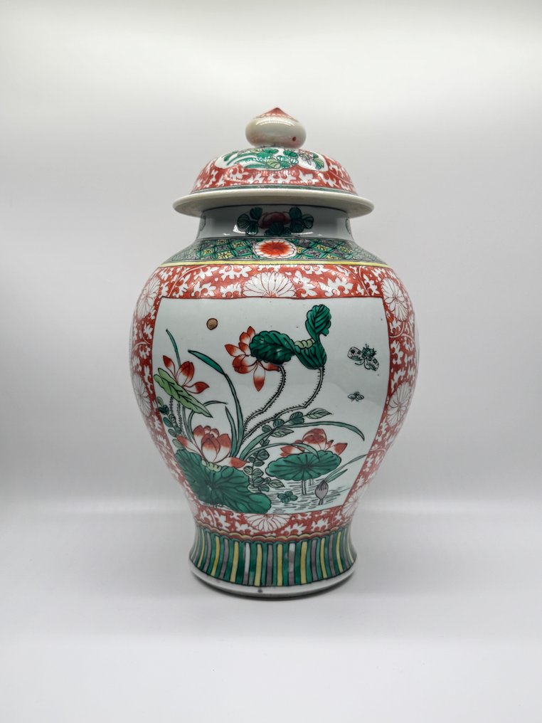 Baluster váza - Porcelán - Kína - Familie Verte #4.3