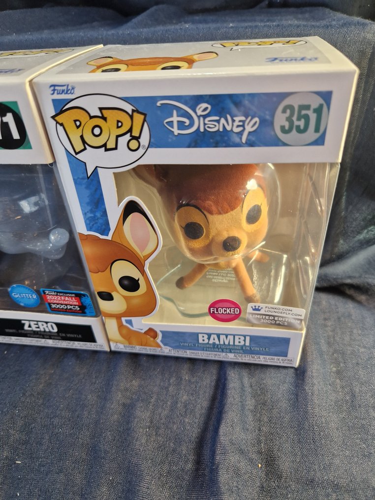 Funko - Funko Pop Funko Pop Disney Exclusive Bundle - Lot 2 figurines Zero & Bambi Limited Edition 3 000 Pcs - Near - 2020+ - U.S. #2.1