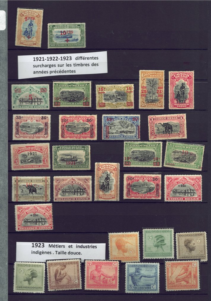 Congo 1887/1960 - Belgian Congo - Congo Belge - Ruanda Urundi - Republic of the Congo - CODT pour les textes #3.2