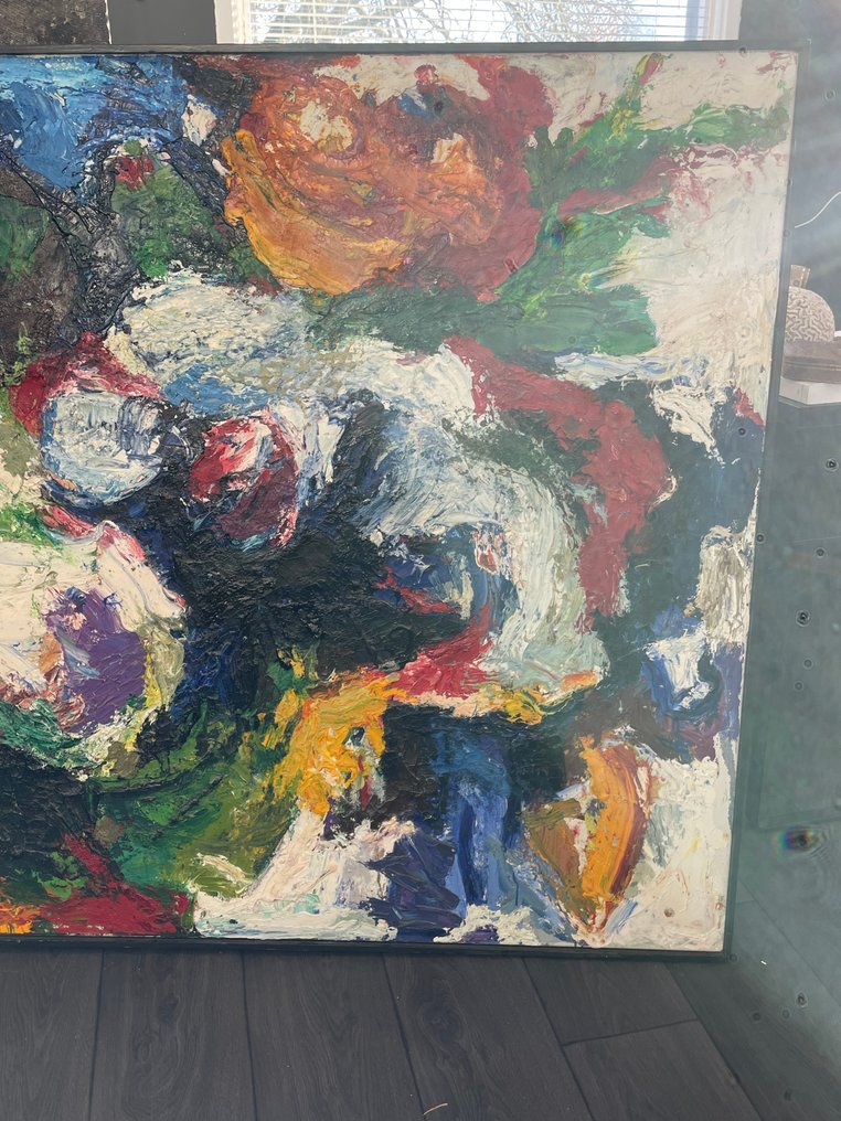 Steven Kwint (1931-1977) - Liggend Naakt met figuur ernaast #2.1