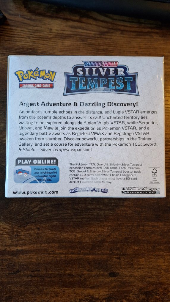 Pokémon - 1 Booster box - Sword & Shield - Silver Tempest #1.0