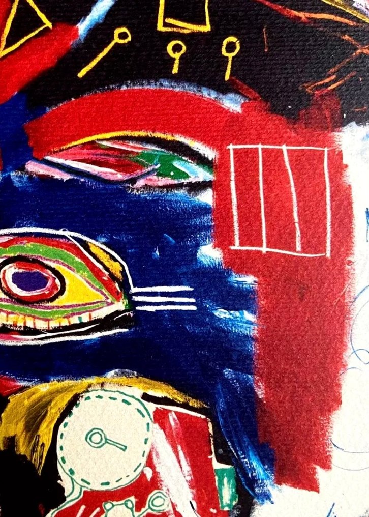 Jean-Michel Basquiat (1960-1988) - In This Case - Artestar licensed print - COA #4.3