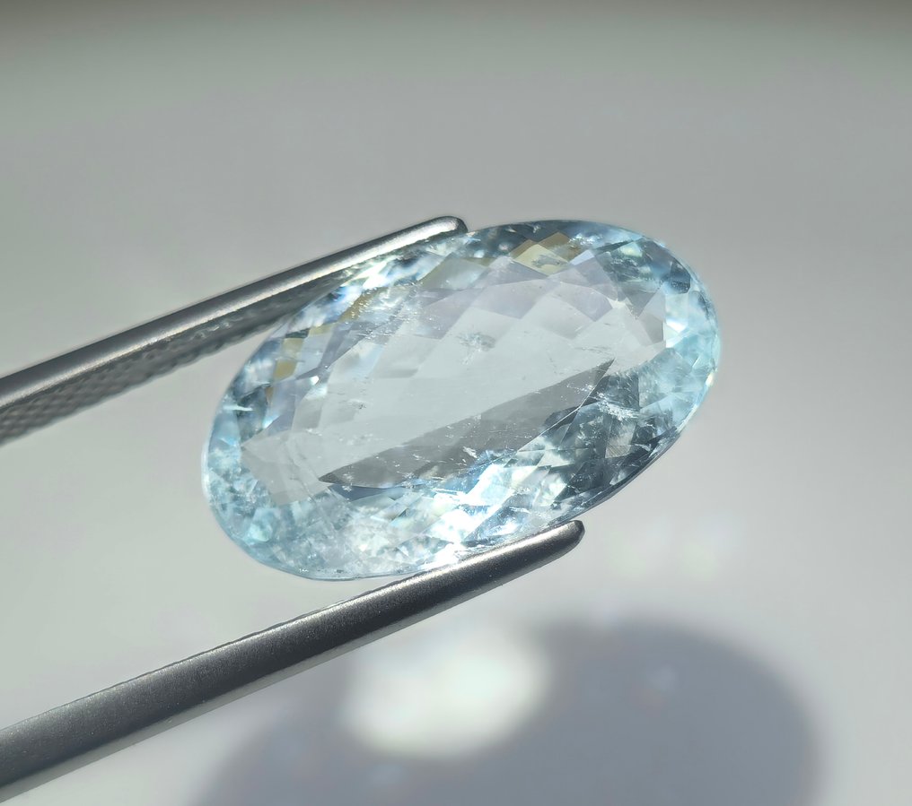 Nincs minimálár - 1 pcs Kék Akvamarin - 6.70 ct - Nemzetközi Gemmológiai Intézet (IGI) #1.0