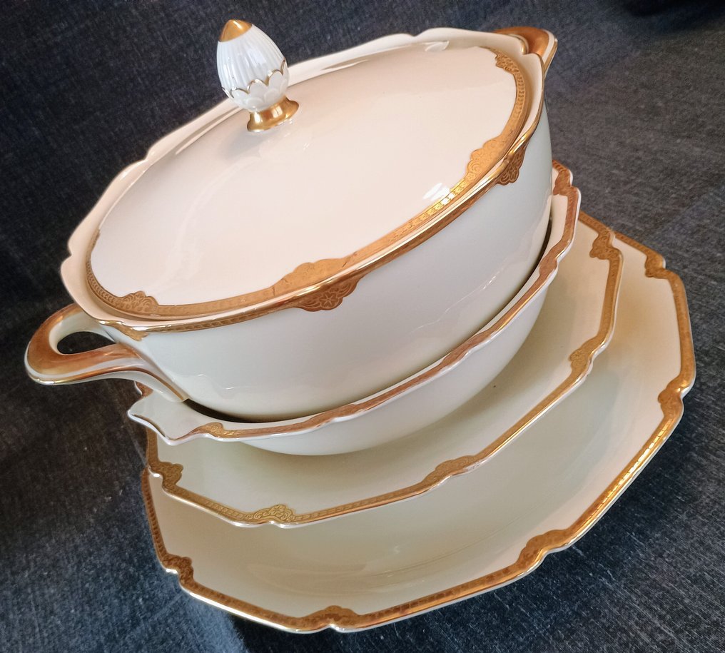 Heinrich Bavaria - Service de dîner (25) - Irmgard - Or 24 ct - Finition à la main #2.1