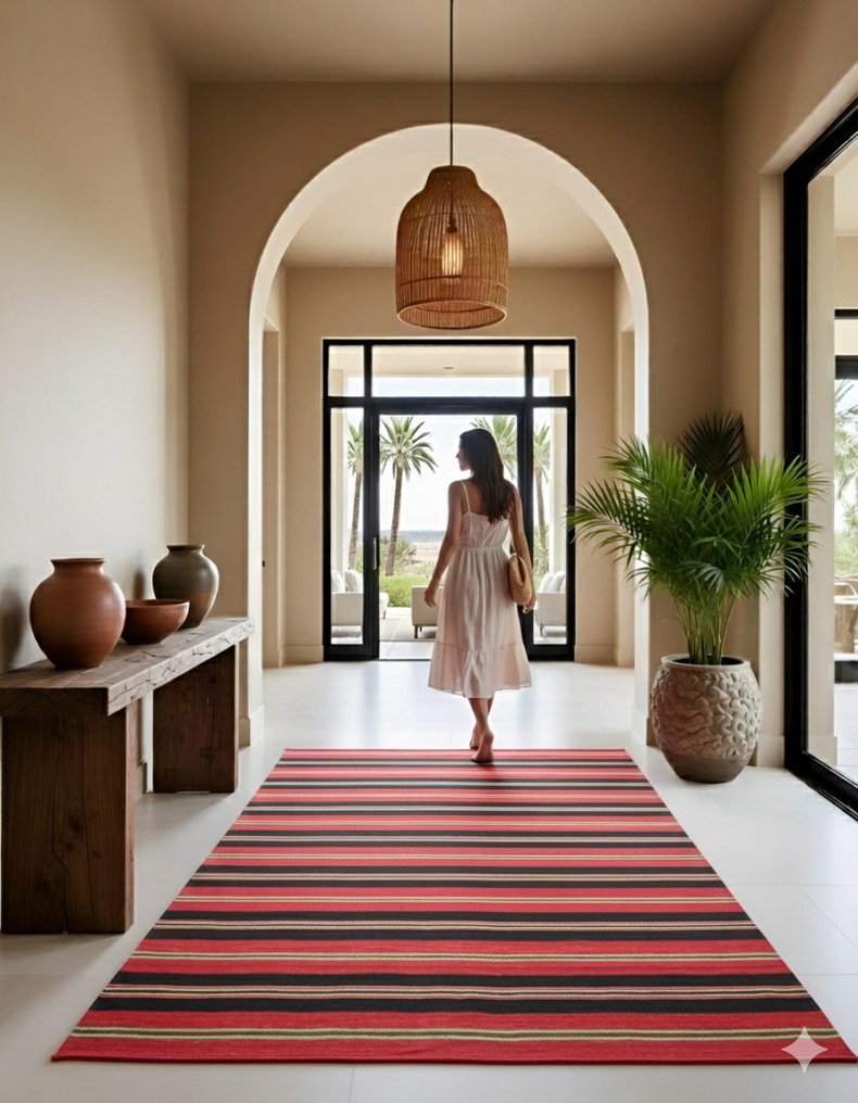 ριγέ κιλίμι - Χαλί - 240 cm - 170 cm - αχρησιμοποίητη κατάσταση #1.0