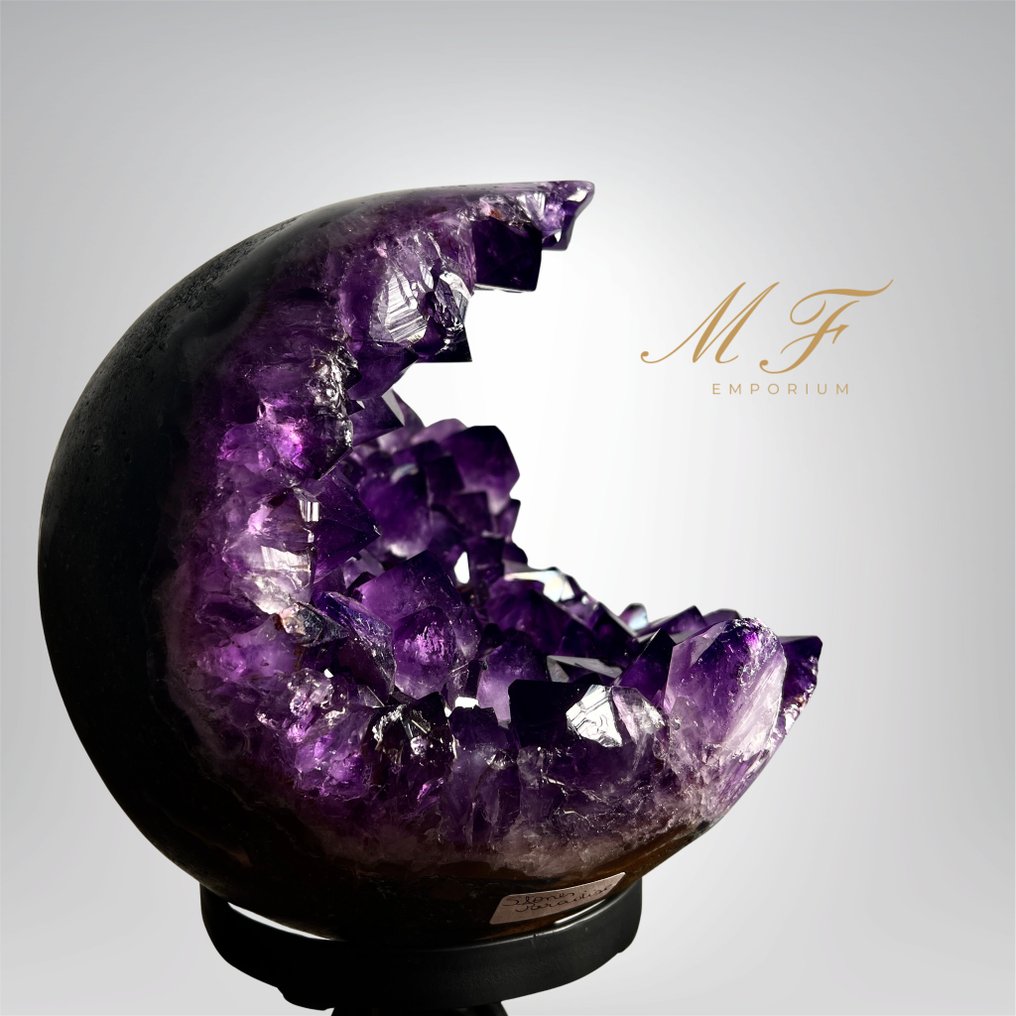 8,7 kg - Sfera eccezionale in ametista Pac-Man AAAA Sfera - Altezza: 400 mm - Larghezza: 210 mm- 8700 g - (1) #1.0