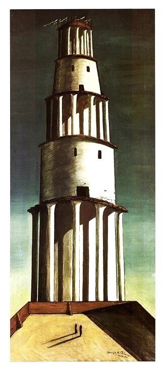 Giorgio De Chirico (1888-1978) - LA GRANDE TORRE - Achenbach #2.1