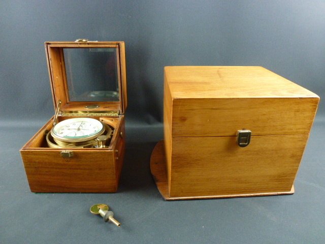 Ρολόι - wempe -   Ορείχαλκος, Ξύλο - 20ος αιώνας #1.0