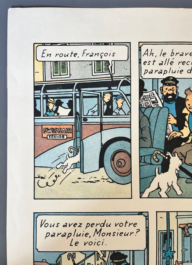 Tintin - Litographie WWF - Tintin - L'affaire Tournesol - Signée - Numérotée - 1981 #3.2