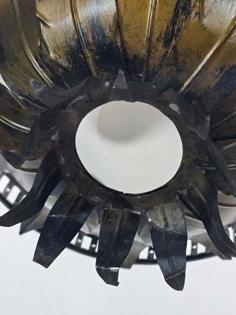 Ceiling lamp - Tinplate / Tole peinte #4.3