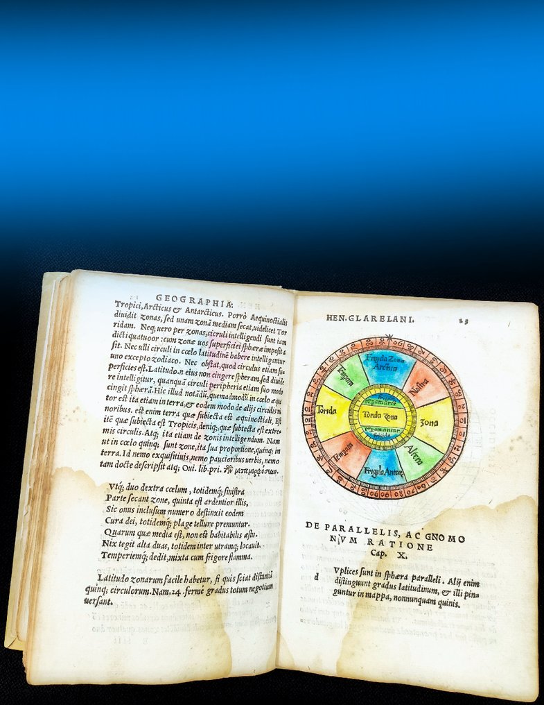 Heinrich Glarean or Henricus Glareanus - De Geographia Liber (Book On Geography) - 1549 #4.3