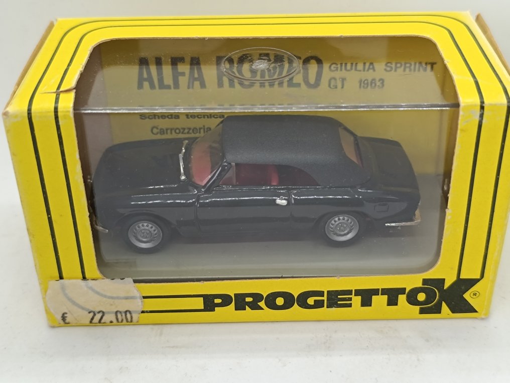 ProgettoK 1:43 - Modelbil  (3) - Alfa Romeo models 1/43 ProgettoK #2.1