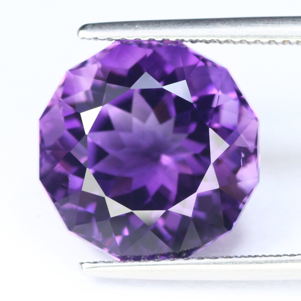 没有保留价 - 1 pcs  紫色 紫水晶  - 10.01 ct - 国际有色宝石协会（ICA GemLab） - AAA 精细切割 未加热 #2.1