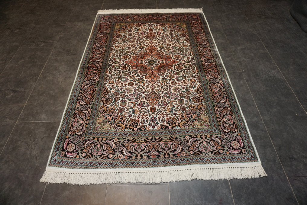 Kaschmir Seide - Tæppe - 181 cm - 121 cm - Silketeppet #1.0