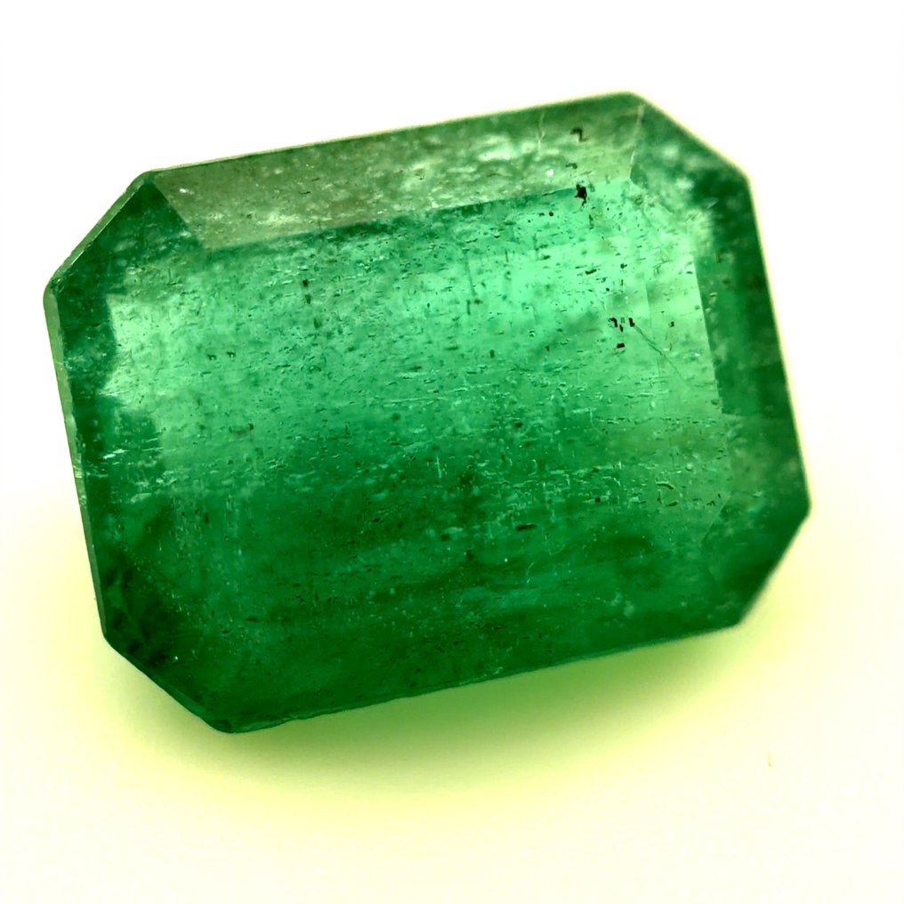 没有保留价 - 1 pcs  绿色 祖母绿  - 3.77 ct - 国际宝石研究院（IGI） - 天然翡翠 #1.0