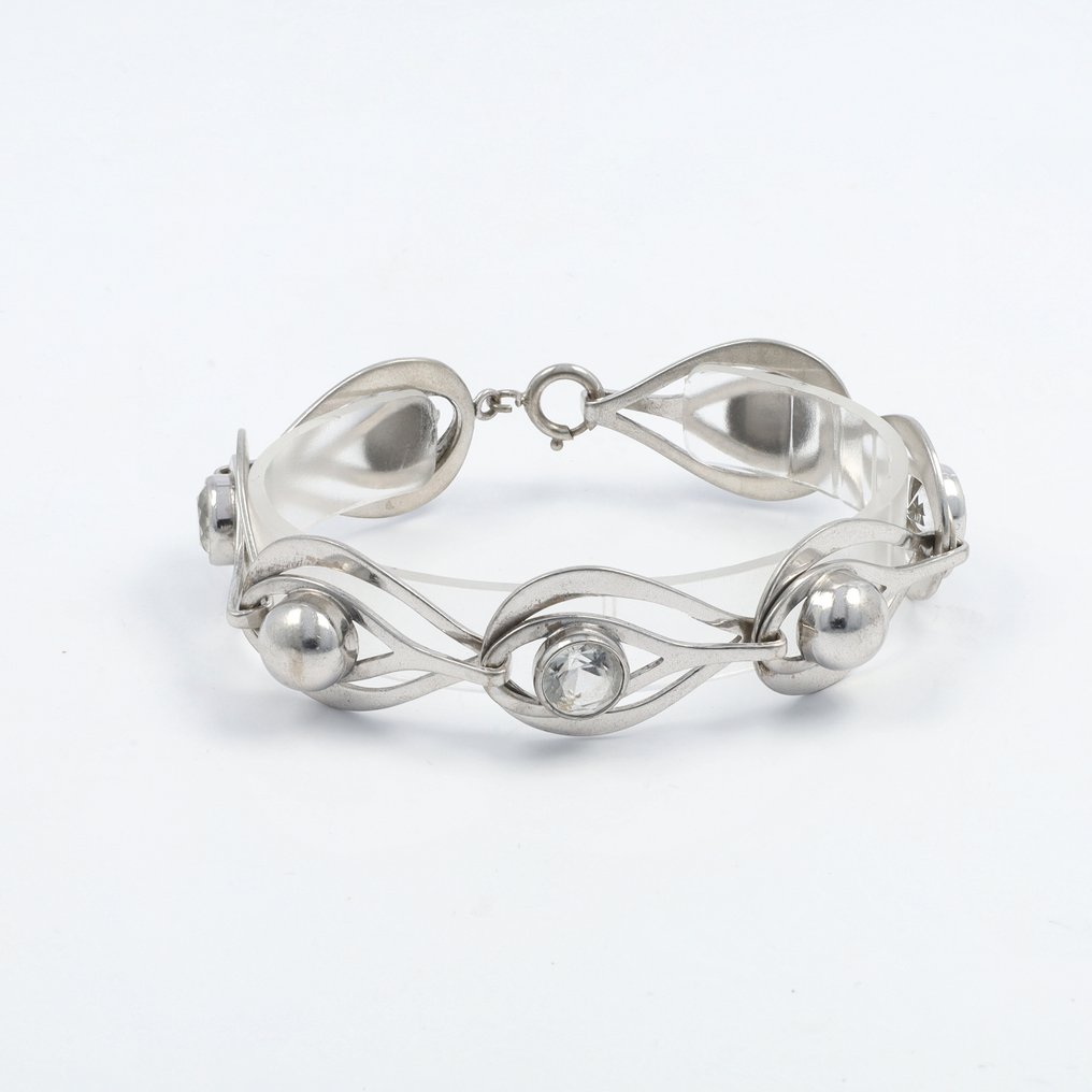 χωρίς τιμή ασφαλείας - Βραχιόλι Theodor Klotz (Teka) .925/1000 ασημένιο - Βερικόκρυσταλλος #1.0