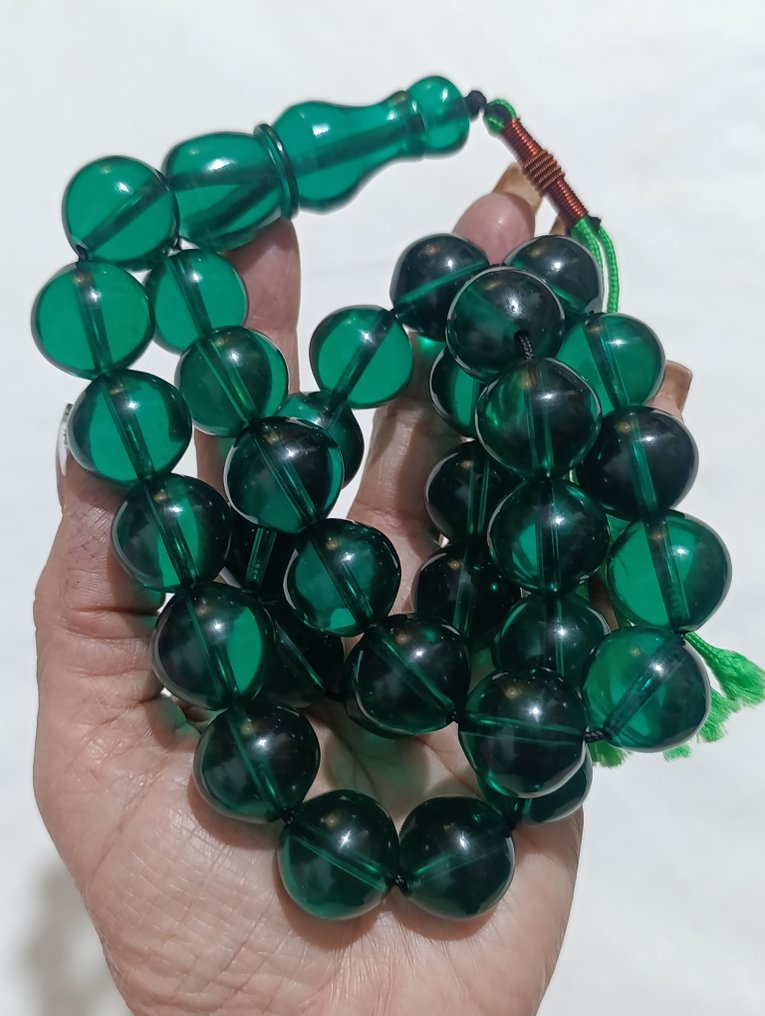  Ροζάριο - Κεχριμπάρι - 1970-1980 - Σπάνια Κομποσκοίνια Προσευχής  #4.3